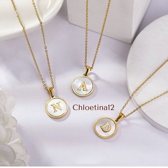 COPY - Delicate Gold and Natural Shell Necklace - Picture 1 of 8